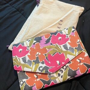 Ted Baker Colorful Floral Envelope Clutch